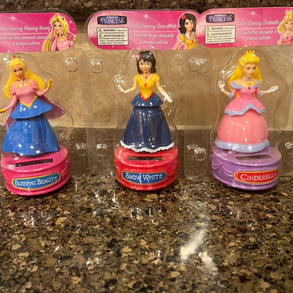 Solar dancing princesses Snow White, Sleeping Beauty, Cinderella. 3 for $25